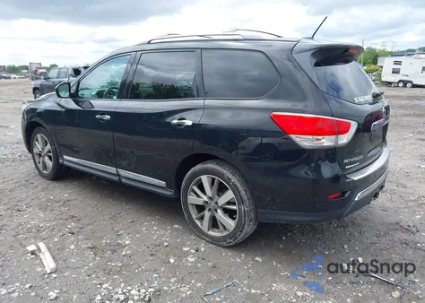 2013 Nissan Pathfinder Platinum из США, поврежденный, VIN 5N1AR2MM2DC637622